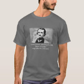 "私は長く恐ろしい一続きと異常に、…なりました Tシャツ (正面)