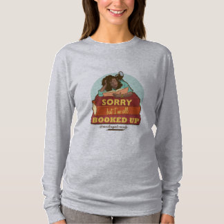 私は長袖の上で予約されます Tシャツ