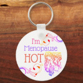私は閉経期ホットキーチェーン キーホルダー (正面)