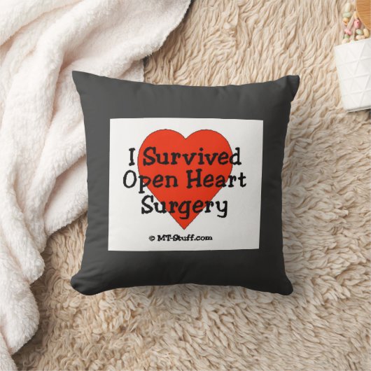 私は開いた心臓手術の枕を生き延びました クッション (ブランケット)