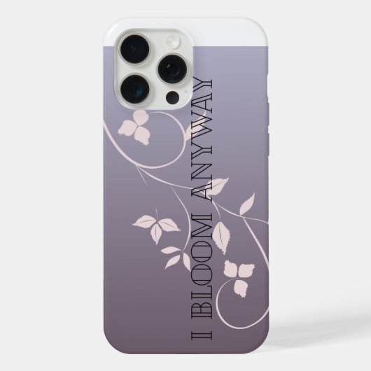 私は開花 iPhoneケース (裏面)