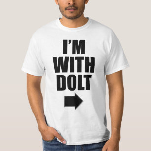 私は間抜け者とあります Tシャツ