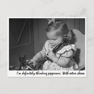 「私は間違いなくペペロ考えニだ余分な部分を含む ポストカード