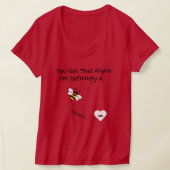 私は間違いなく信者のグラフィックティーだ Tシャツ (レイダウン)