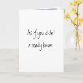 私は間違いをした カード (黄色い花)