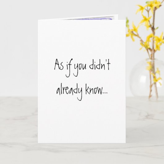 私は間違いをした カード (黄色い花)