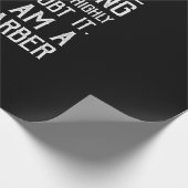 私は間違っているかもしれないが、それは理容師である ラッピングペーパー (角)