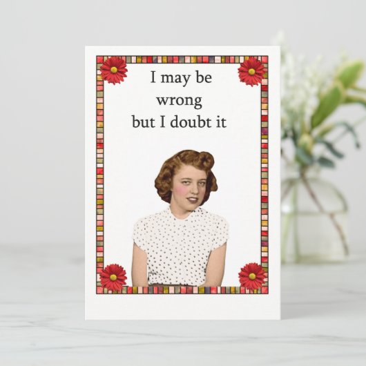 私は間違っているかもしれないが、私はそれを疑う! (スタンド正面)