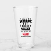 私は間違っているかもしれないが、私はそれを疑っている。 タンブラーグラス (正面)