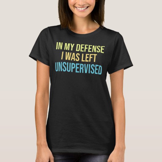 私は防衛で離れは監視を受けた Tシャツ (正面)