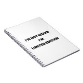 私は限定版の風変わりノートではない ノートブック (右側)