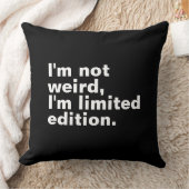 私は限定版風変わりではないユニーク クッション (ブランケット)