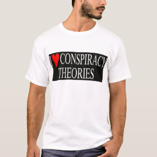 私は陰謀論を愛します Tシャツ