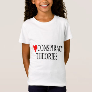 私は陰謀論を愛します Tシャツ