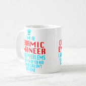 私は陶芸エンジニアです コーヒーマグカップ (正面左)