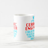 私は陶芸エンジニアです コーヒーマグカップ (中央)