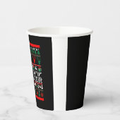 私は陸軍将校のクリスマスの醜いセーター 紙コップ (左)