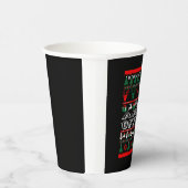 私は陸軍将校のクリスマスの醜いセーター 紙コップ (右)