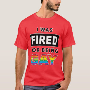 私は陽気であることのために解雇されました Tシャツ