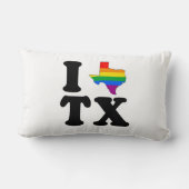 私は陽気なテキサス州を愛します ランバークッション (裏面)