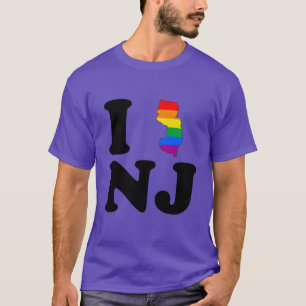 私は陽気なニュージャージーを愛します Tシャツ