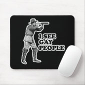 私は陽気な人々に会います マウスパッド (マウス)