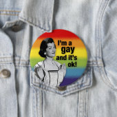 私は陽気-ボタンです 缶バッジ (インサイチュ)