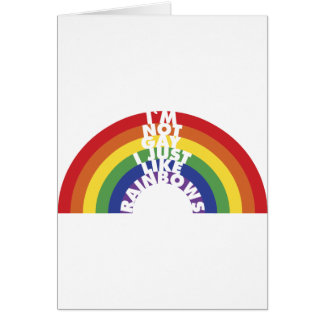 私は陽気、私ちょうど好みます虹をではないです