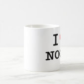 私は隅を愛します コーヒーマグカップ (中央)