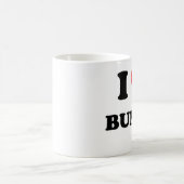 私は隆起を愛します コーヒーマグカップ (中央)