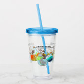 私は隠れてはいないし、私は混じり合っていおもしろいる アクリルタンブラー (左)