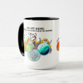 私は隠れてはいないし、私は混じり合っていおもしろいる マグカップ (正面左)