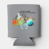 私は隠れてはいないし、私は混じり合っていおもしろいる 缶クーラー (裏面)