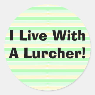 私は隠れステッカーで生活している ラウンドシール