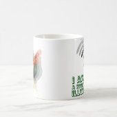 私は雄鶏の錯覚だ コーヒーマグカップ (中央)