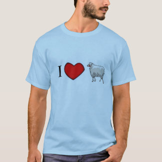私は雌ヒツジを愛します Tシャツ