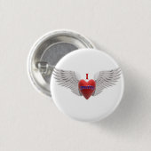 私は雑種犬ボタンを愛します 缶バッジ (正面&裏面)