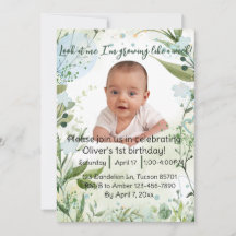 私は雑草のように育っている、最初の誕生日の男の子。