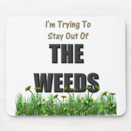 私は雑草を避けることを試みています マウスパッド