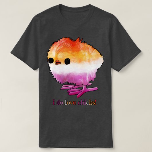 私は雛が大好きだ Tシャツ (デザイン正面)