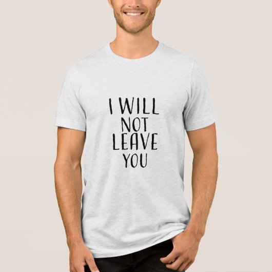 私は離れお前を – Christian トライブレンドＴシャツ (正面)