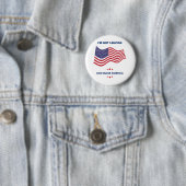 私は離れません 神はアメリカに祝福を バッジ USA (インサイチュ)