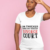 私は離婚裁判の緊張より太い トライブレンドＴシャツ