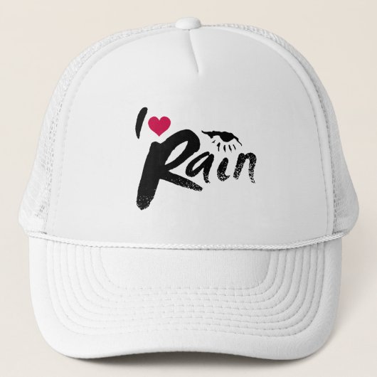 私は雨を愛します キャップ (正面)