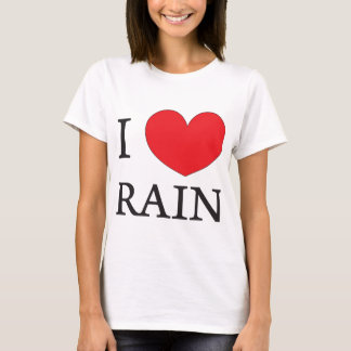 私は雨を愛します Tシャツ