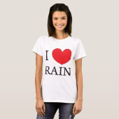 私は雨を愛します Tシャツ (正面フル)