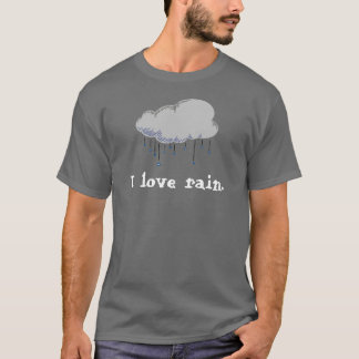 私は雨を愛します Tシャツ