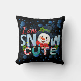 私は雪が可愛い クッション