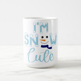 私は雪が可愛い コーヒーマグカップ