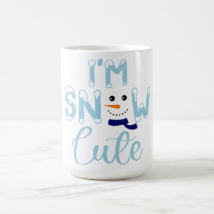 私は雪が可愛い コーヒーマグカップ